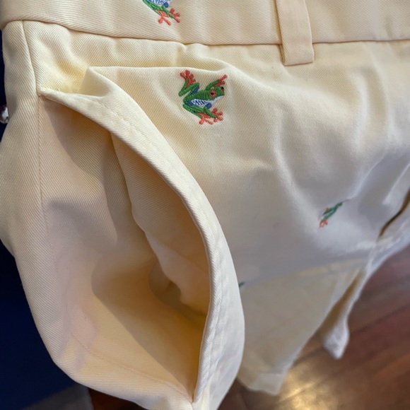 MEN’s Brooks Brothers 💯% Soft Cotton Shorts with little tree frogs, Size W37 - Picture 10 of 10